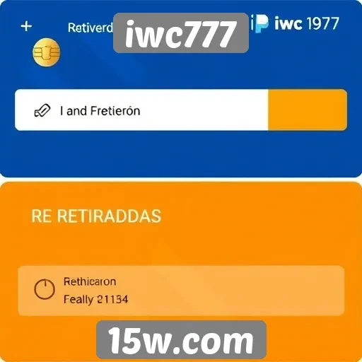Metodologia de pagamento e retiradas no iwc777